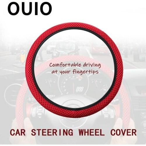 DIY Breathability Skidproof Car Steering Wheel Cover For Volkswagen BMW E46 E39 Mini Cooper Audi A4 B6 B8 A5 Ford Fiesta Kuga