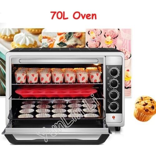 70L Electric Oven Household & Commercial Multifunctional Full Automatic Baking Machine With Large Capacity&Single Layer CS70-02