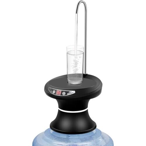 Electric Water Bottle Pump Wireless Water Dispenser Portable Auto Bucket Water Pump Bottle Dispenser USB Charger