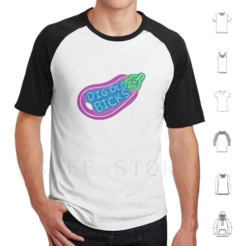 Dig Old Bicks T Shirt Men Cotton 6Xl Opposites Solar Dig Old Bicks Pupa Dig Neon Eggplant Sign Glow In The Dark Korvo Terry