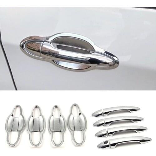 Chromium Styling For Chevrolet Cavalier 2016-2019 Chrome Exterior Door Handle Cover Door Bowl cover Moulding Trim