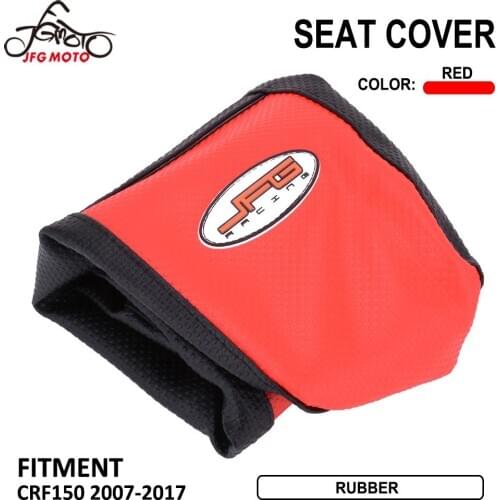 Motorcycle Rubber Gripper Non-Slip Waterproof Soft Seat Cove​r For Honda CRF150R CRF 150R 150 R 2007-2017 Off-road Motorcross