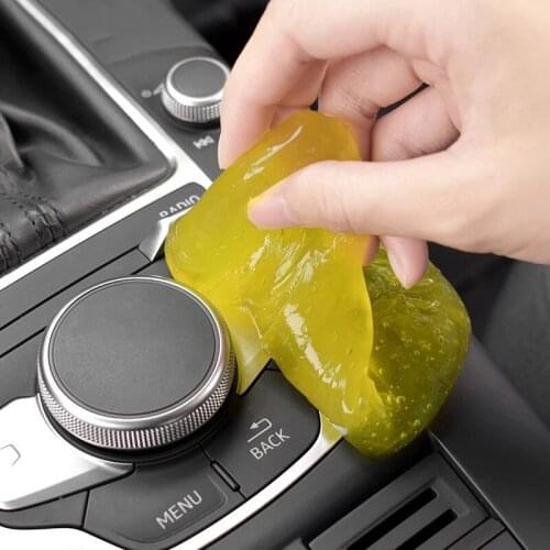 New 85ml Auto Car Cleaning Pad Glue Powder Cleaner Magic Cleaner Dust Remover Gel Home Computer Keyboard Clean Tool Car Cleaning