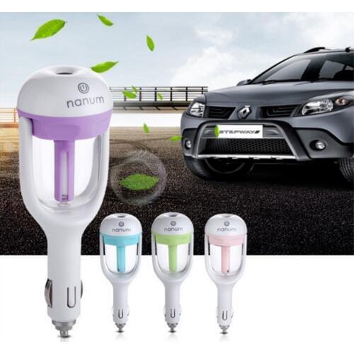 LUCKY WINNER New Car Humidifier Air Puriifer Aroma Diffuser Sprayer Mute Mist Maker Auto Car Fragrance Spray Car Air Freshener