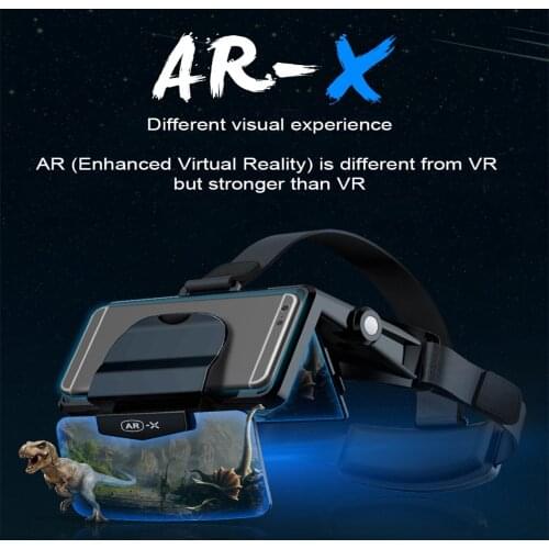 FIIT AR-X virtual reality 3D AR VR glasses for 4.7-6.0 Inch Smartphones, Feel iImmersive