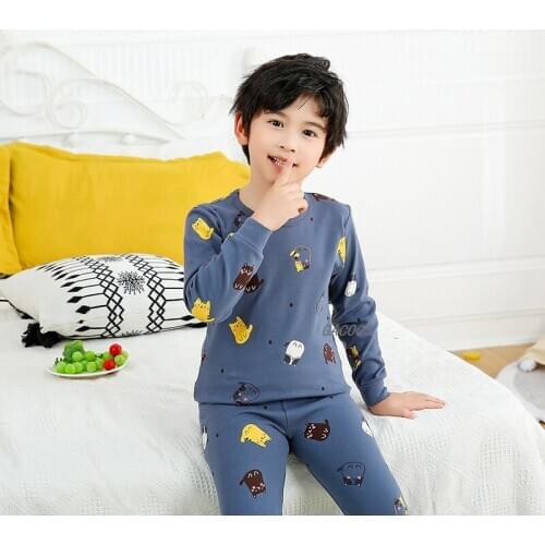 Baby Boys Clothing Pants Set Toddler Sleep Outfits For Kids Boys Pajamas Sets Kids Suit Infant Boys Clothes Suits For 2-13Years