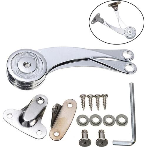 Alloy Soft Close Lift Up Stay Support Furniture Hinge Cabinet Door Kitchen Cupboard Hinges Hardware Tool Parts