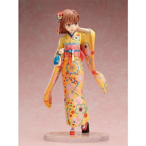 Pre-Sale Misaka Mikoto Kimono Japan Anime Figures Model Ornaments Collectibles Model Toys Anime Toy Gift Pvc Model Cartoon Toys