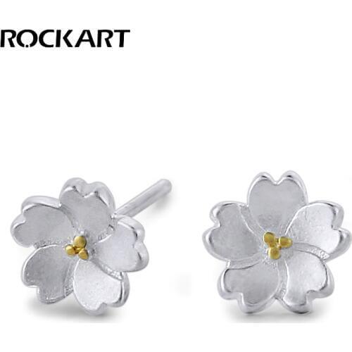 Серебряные серьги ROCKART China At AliExpress