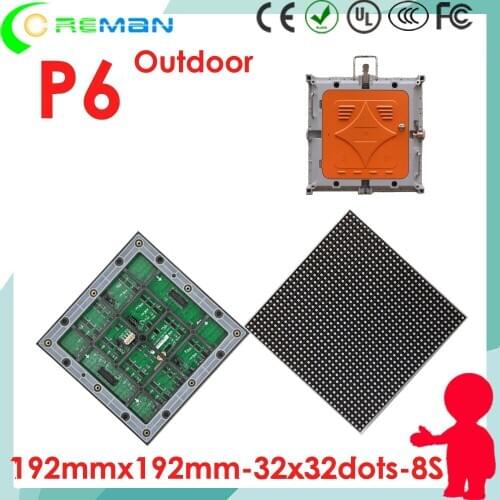 Stage rental led display 6mm pixel full color module cheap / SMD3030 SMD3535 module led full color 32*32 32*64 p5 P8 P6 outdoor