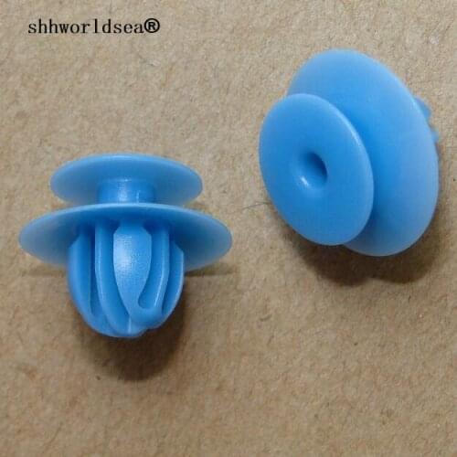 Shhworldsea 100pcs car clip fasteners Rocker Panel/Wheel Flare Retaining Clip for MITSUBISHI#MU000977