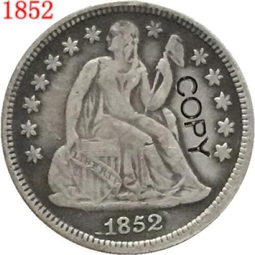 USA 1852 P,O Seated Liberty Dime COPY COINS
