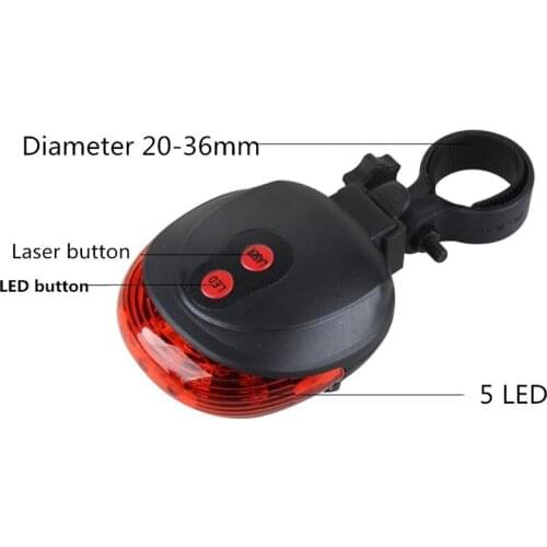 Bicycle Light Bike Back Flashlight Bike Lantern For Cycling Rear Tail Light LED Laser Bicycle Lamp Accessories Bicycle