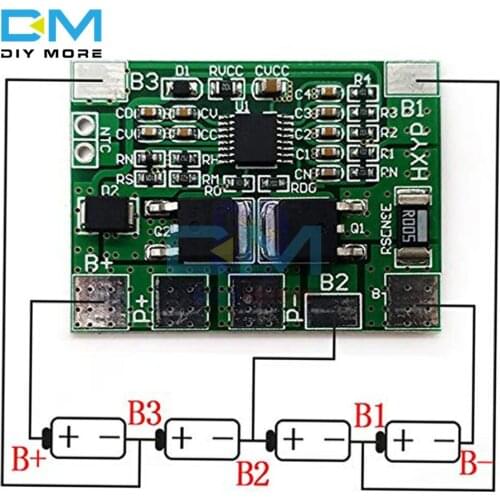 BMS 4S 12.8V 8A LiFePO4 Lithium Iron Phosphate Battery Protection Board 20A Current Limit 18650 PCB Protection Board Module