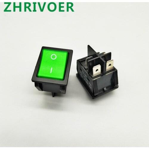 1pcs Kcd4 Switch 30A / 250V 16A / 250V Heavy 4-pin T85 Rocker Switch 12V 24V 110V 220V 380V Rocker Switch Ship Type Switch