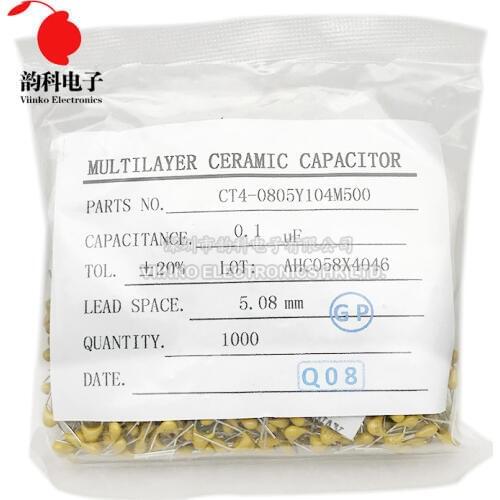 1000pcs 50V monolithic ceramic capacitor 10PF ~ 10UF 22PF 47NF 220NF 1NF 4.7UF 1UF 100NF 330NF 0.1UF 102 104 105 106 103 473 334