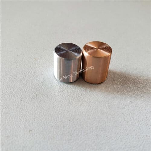 15pcs aluminum plastic cap potentiometer knob 9.2*10*3.2mm potentiometer car knob small switch button light touch micro switch