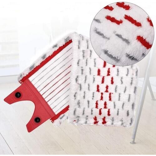 2Pcs Absorbent Mop Pad Reusable Replacement Floor Cleaning Cloth for Vileda
