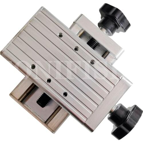 2D Manual Fine-Tuning Cross Slider High Precision Screw Slide Table 60x60MM