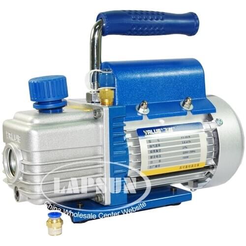 3 CFM 1L Portable Mini Rotary Vane Vacuum Pump 150W 220V Air Conditioning Laminating Machine Diaphragm For Mobile LCD Seperator