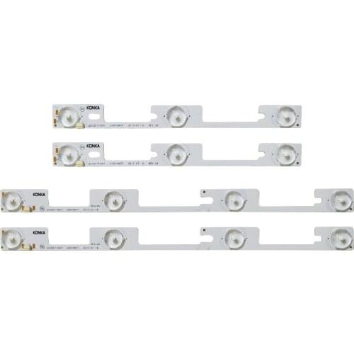 4 pecas/lote PARA Konka led32f1100cf LED32F1160CF 32 polegada uso LCD backlight 35018475 bar 3501847 pcs = 2 3 luzes e pcs = 2 4