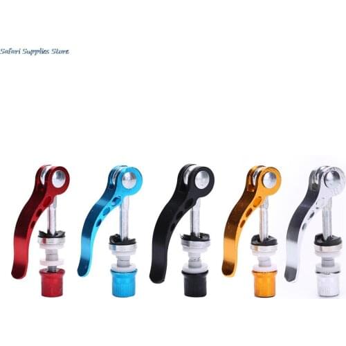 Mountain Bike Accessories Aluminium Alloy Bicycle Seat Post Clamp Seatpost Skewer Bolt Quick Release Bike Seat Clamp