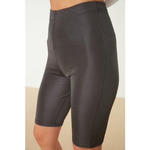 Trendyol Black Biker Knitted Leggings TWOSS19YN0151