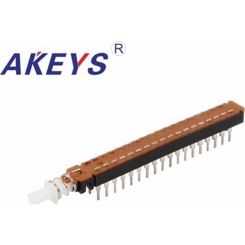 1 PC PBS-122H14 36pins Interlock straight key switch without bracket without hole