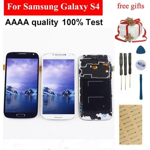 For Samsung Galaxy S4 Display Touch Screen Digitizer Assembly For Samsung Galaxy S4 LCD Display I9500 Display Screen I9505 I337
