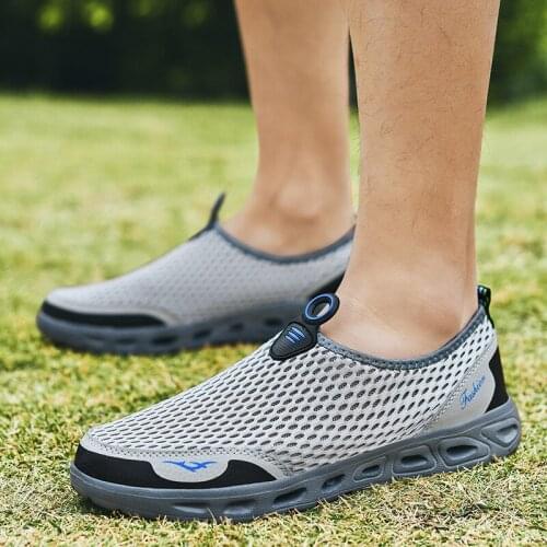 PUPUDA Men Shoes Summer Casual Sneakers Shoes Men Large Size 48 Comfortable Sport Walking Sneakers Men Loafers Outdoor Lightweig