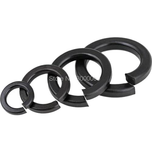 M8 M10 M12 M14 M16 M18 M20 M22 M24 M27 M30 Grade 8.8 Carbon Steel Black Oxide Gasket Spring Lock Washer