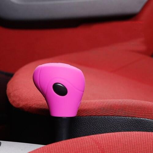For Smart 451 fortwo Car Gear Shift Collars Handbrake Cover Non-slip Silicone Case Interior Styling Decoration Accessories