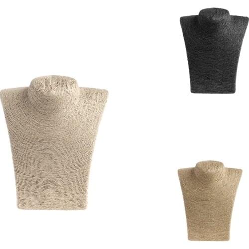 Necklace Display Stand Mannequin Bust Jewelry Display Stand Shelf Holder Necklace Bust Stand for Selling