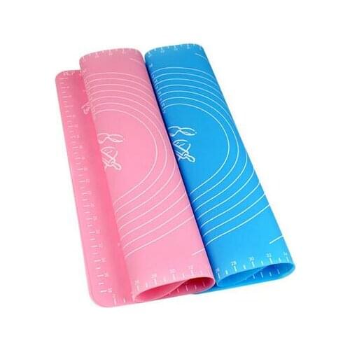 50pcs/lot, 50*40cm Large High Temperature Resistant Silicone Pad Baking Tools Soft Chopping Board Non-Stick Pad Pastry Tools