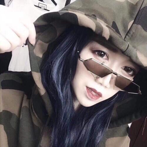 COOLSIR Flip Up Steampunk Sunglasses Men Women Vintage Metal Frame Triangle Sunglass Female Brand Fashion Glasses