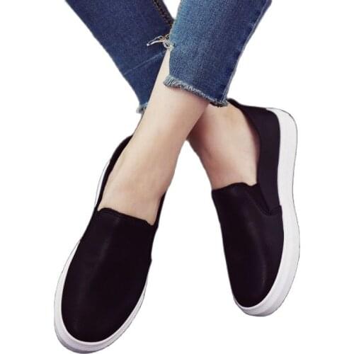 LIHUAMAO loafers for women slip on shoes round toe party work outdoor fashion ladies comfortable soft casual shoes sneaker