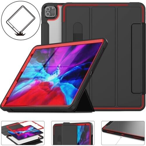 Transparent Back Smart Case for iPad Pro 12.9 case 2020 Auto Sleep&Wake Up Protective Cover for ipad pro 11 2020