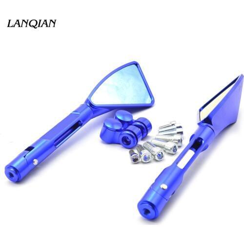 Universal Aluminum motorcycle rearview Side mirror For SUZUKI Bandit 650S GSF650 1200 1250 BANDIT SV650/S yamaha MT07 MT09