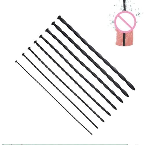 Silicone Penis Dilator Urethral Plug Urethral Catheter Sounding Male Masturbators Urethral Dilator Erotic Sex Toys for Men Gay