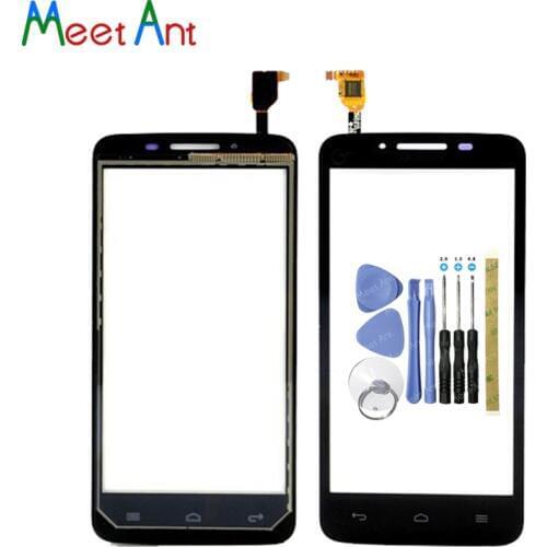 High Quality 4.5" For Huawei Ascend Y511 Touch Screen Digitizer Sensor Outer Glass Lens Panel Black White