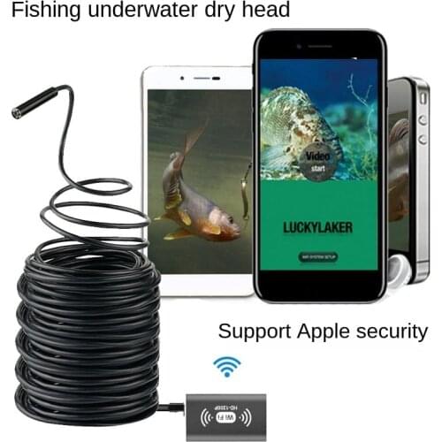 Wifi mobile phone visual fish finder underwater fishing high-definition camera pipe probe 2 million waterproof probe 8mm