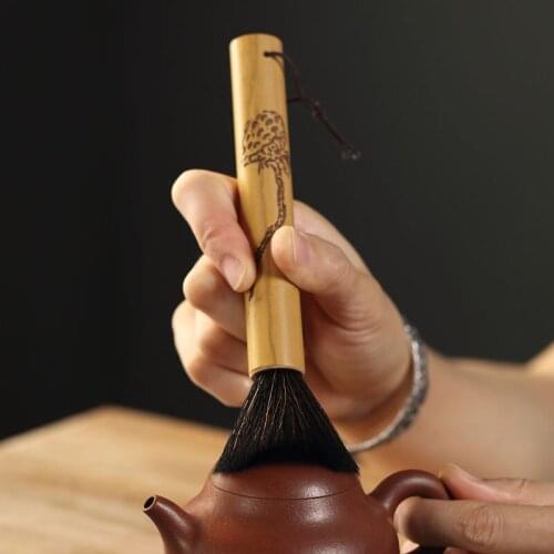 Japanese Cleaning Tea Brush Kitchen Pot Minimalist Matcha Vintage Tea Brush Bamboo Retro Fouet Matcha Home Accessories EI50SC