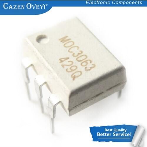 10pcs/lot MOC3063 MOC3063M DIP-6 In Stock