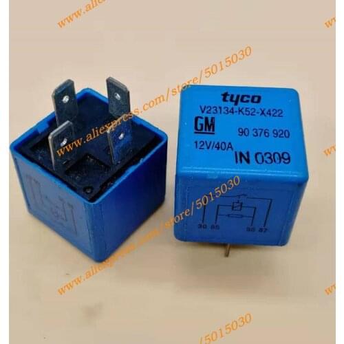 2Pcs/Lot V23134-K52-X422 12VDC/40A 90 376 920 Relay