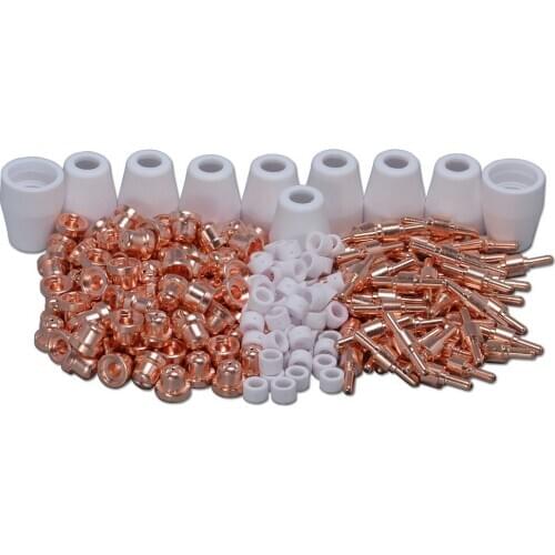 250pcs PT-31 LG-40 Air Plasma Cutter Cutting Tip Nozzle Electrode for CUT40 CUT50 30/40A