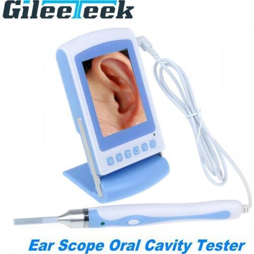 66C 3inch family Healthcare Pocket Otoscope Nose Ear Inspection Scope 3.9mm Len Handheld Endoscope Camera Oral Cavity Tester