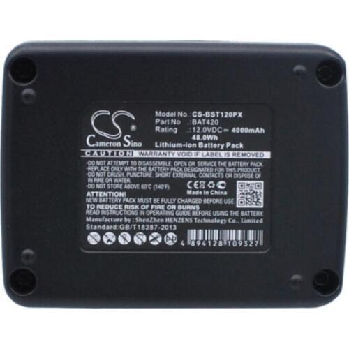Cameron Sino 4000mAh battery for BOSCH 12-Volt Max Tools All 12V MAX Pod Battery Style CLPK30-120 GDR 10.8 V-LI FL10 PS10-2