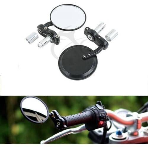 Motorcycle Handle Bar End Rearview Side Mirrors for royal enfield cbr650r suzuki hayabusa scrambler ltz 400 bar end mirror