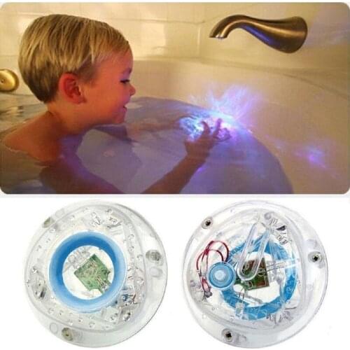 Baby Bath Bathroom LED Light Toys Toys Water Baby Bathroom Toys Lamp Bath Funny Bathing Toys As Kids Gift Waterproof In Tub