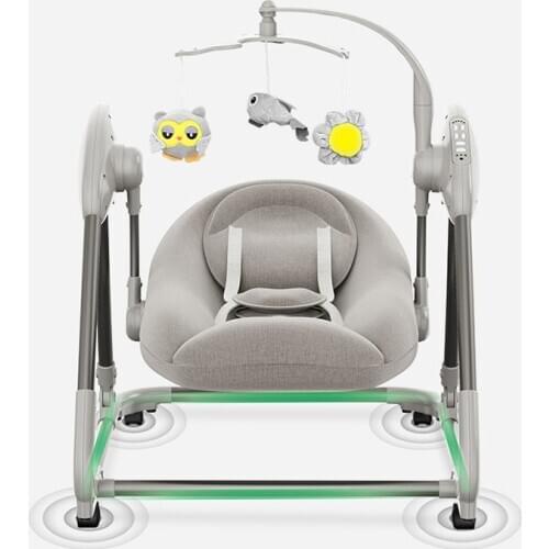 Electric Rocking Chair 0-3y Baby Home Recliner Cradle Bed with Baby To Sleep Parents Coax Baby Assistant Newborn Soothing Chairs
